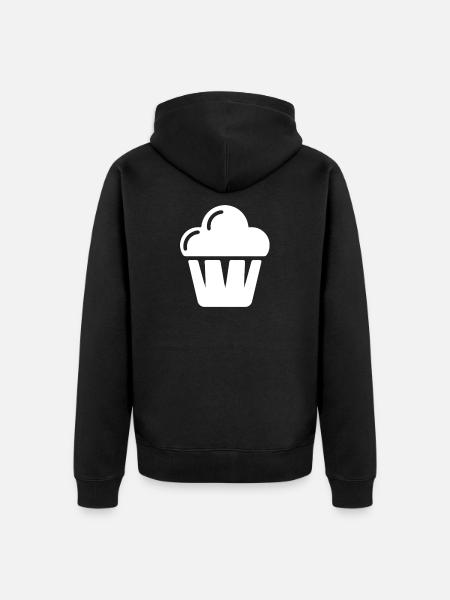 muffin - Veste à capuche bio Premium Unisexe - noir