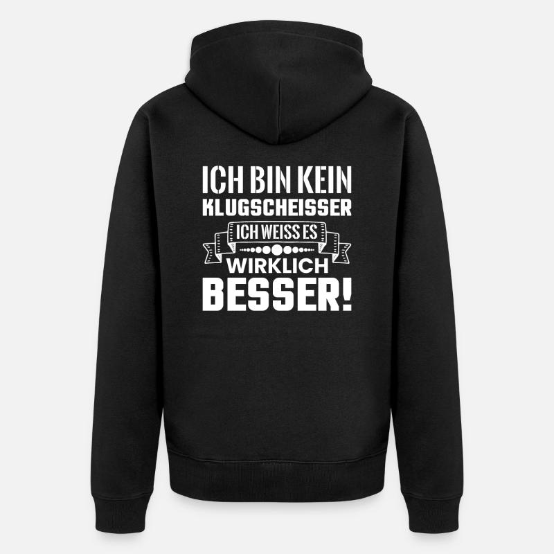 bêcheur - Veste à capuche bio Premium Unisexe - noir