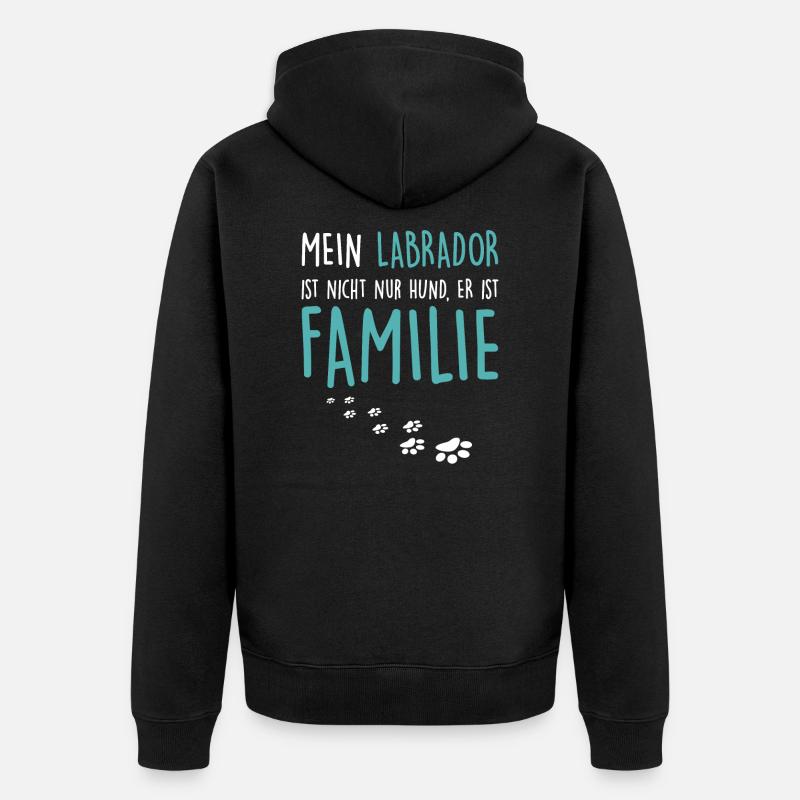 Labrador - Veste à capuche bio Premium Unisexe - noir