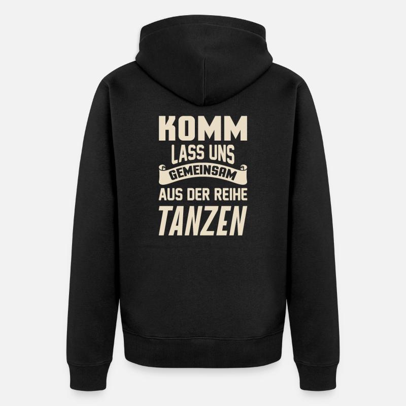 danse - Veste à capuche bio Premium Unisexe - noir