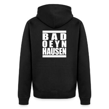 Bad Oeynhausen - Veste à capuche bio Premium Unisexe - noir - Dos - Nico (187cm)