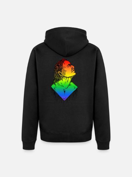### - Unisex Premium Organic Zip Hoodie - black