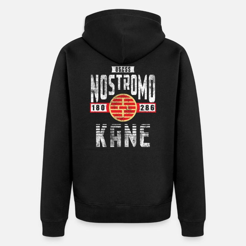 Alien Nostromo Mannschaftsrang Kane - Unisex Premium Bio Zip Hoodie - Schwarz