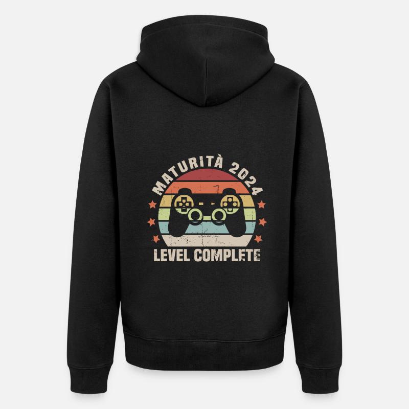 Maturité 2024 niveau complet - Veste à capuche bio Premium Unisexe - noir