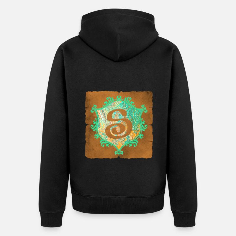 E 36 S - Veste à capuche bio Premium Unisexe - noir