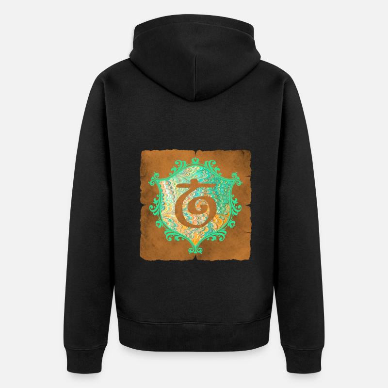 E 36 T - Veste à capuche bio Premium Unisexe - noir