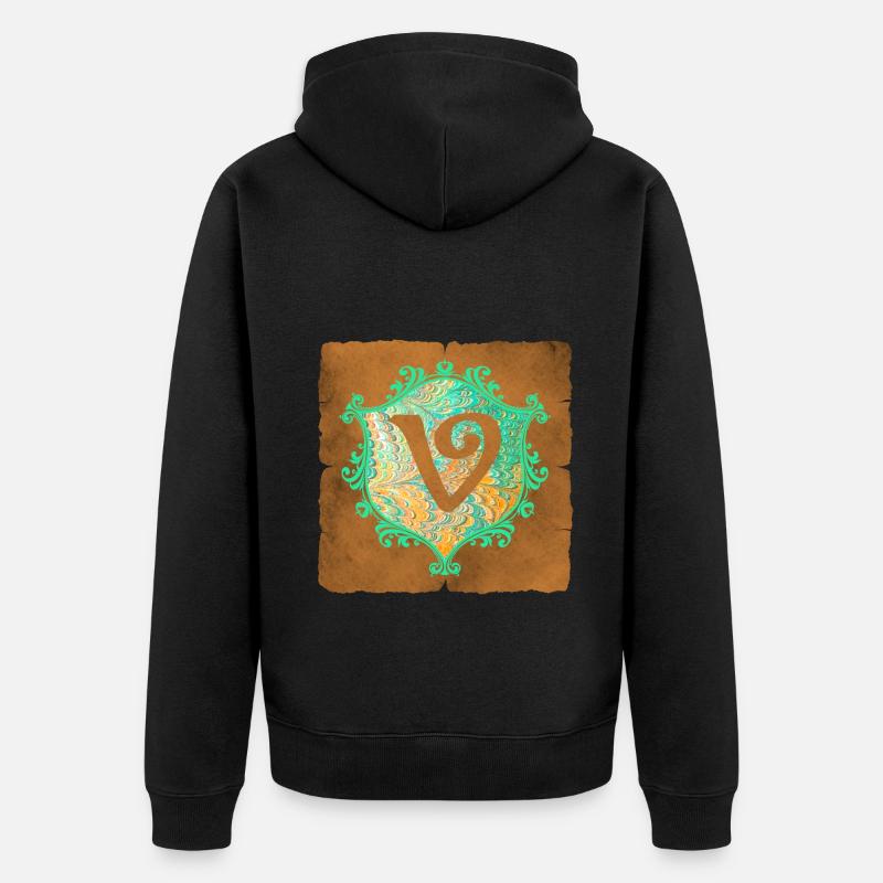 E 36 V - Veste à capuche bio Premium Unisexe - noir