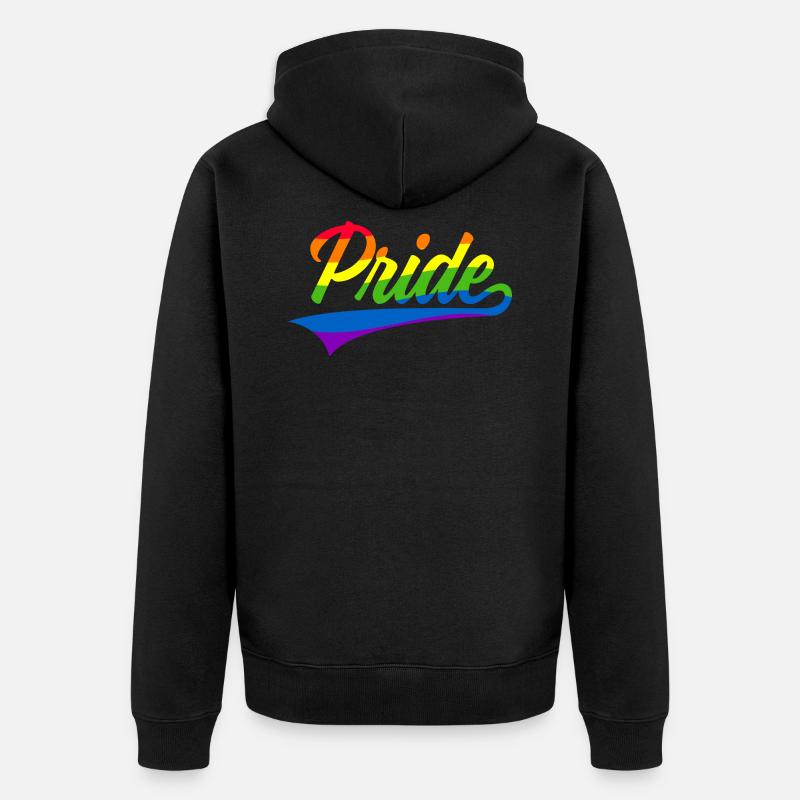 PRIDE LGBT CSD - Veste à capuche bio Premium Unisexe - noir