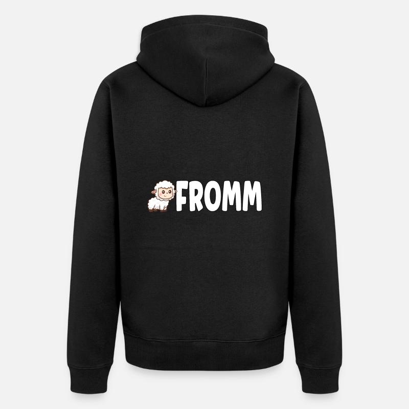 Lammfromm - Vous êtes innocent. TOUJOURS! - Veste à capuche bio Premium Unisexe - noir