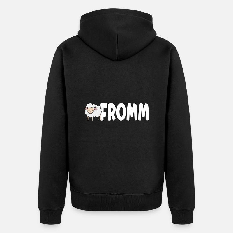 Lammfromm - Vous êtes innocent. TOUJOURS! - Veste à capuche bio Premium Unisexe - noir