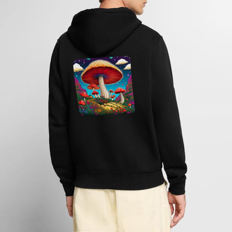 Cool toadstools Unisex Premium Organic Zip Hoodie