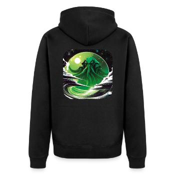 Monstre immortel de Cthulhu dans l’espace - Veste à capuche bio Premium Unisexe - noir - Dos - Nico (187cm)