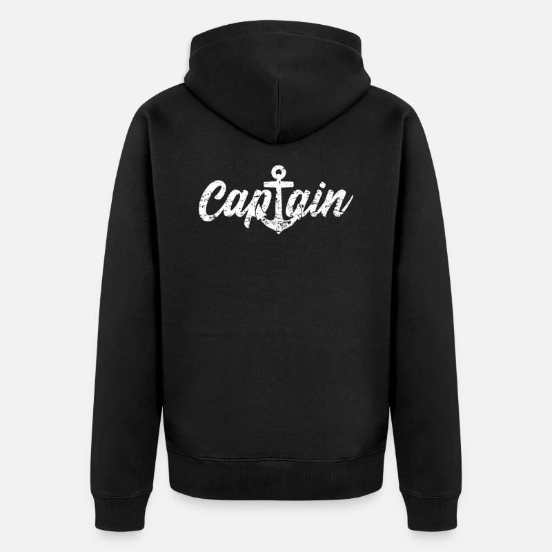 Capitaine capitaine - Veste à capuche bio Premium Unisexe - noir