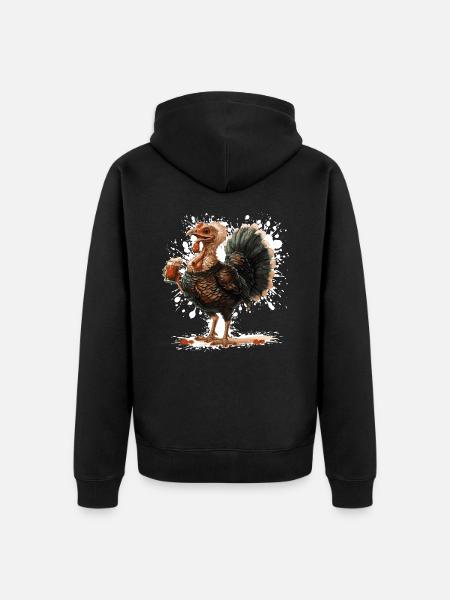 Truthan Beer Funny - Unisex Premium Organic Zip Hoodie - black