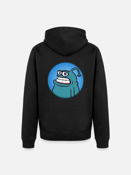 Mampfredo - Unisex Premium Organic Zip Hoodie - black