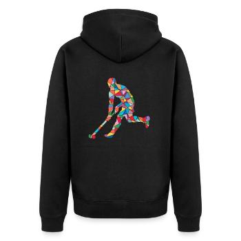 Hockey sur gazon Joueurs de hockey Hommes Enfants Hockey - Veste à capuche bio Premium Unisexe - noir - Dos - Nico (187cm)