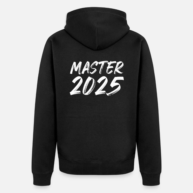 Master 2025 - Unisex Premium Bio Zip Hoodie - Schwarz