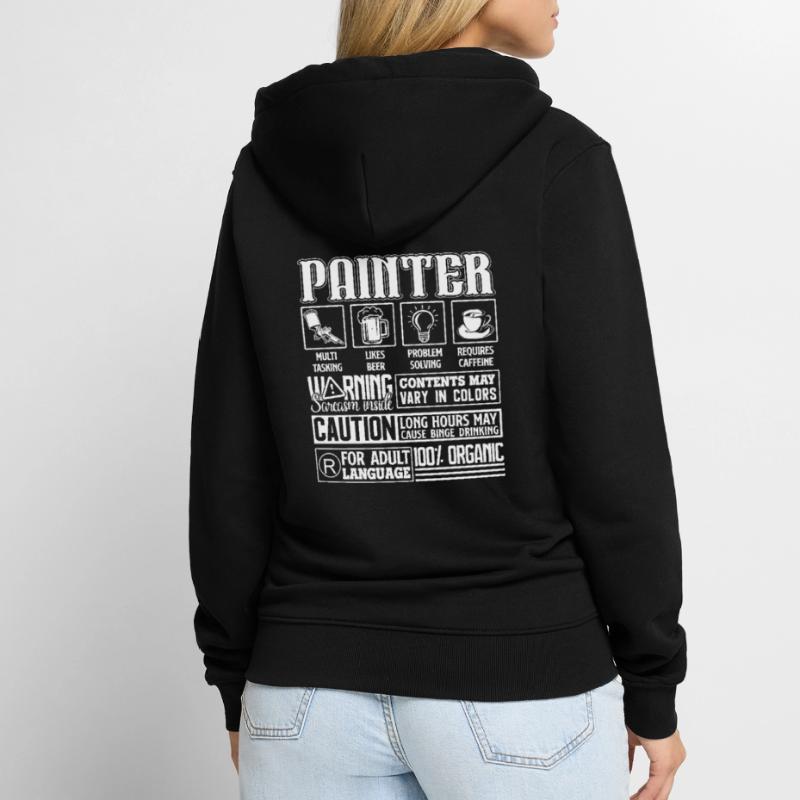 Painter Painter Solve Problems Unisex Premium Organic Zip Hoodie