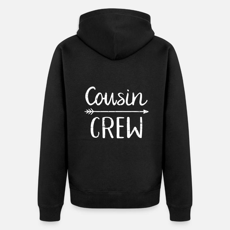 Équipage Cousin - Veste à capuche bio Premium Unisexe - noir