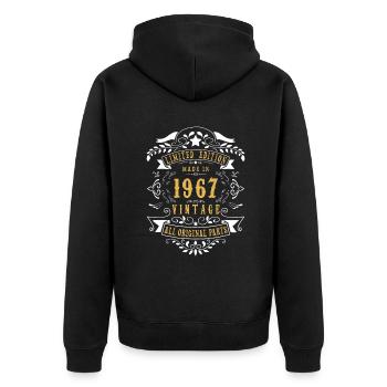 Je n’ai ni le temps ni les crayonsnorcrayoni - Veste à capuche bio Premium Unisexe - noir - Dos - Nico (187cm)