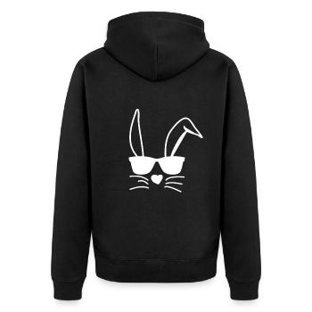 Idée de Pâques Garçons Filles Enfants Hip Lunettes de soleil de Pâques - Veste à capuche bio Premium Unisexe - noir - Dos - Nico (187cm)