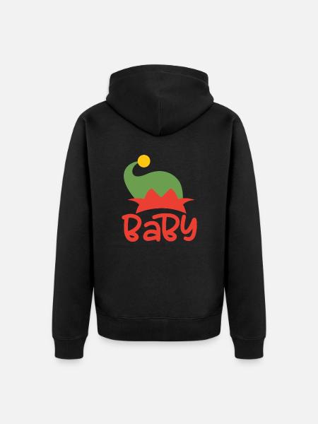Bébé - Veste à capuche bio Premium Unisexe - noir