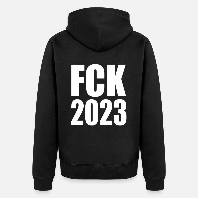 Fck 2023 - Veste à capuche bio Premium Unisexe - noir