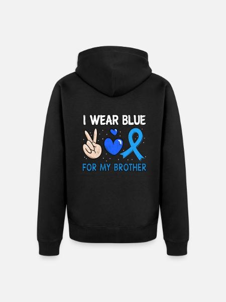 In November Blue For Brother Diabetes Awareness - Ekologisk premiumluvjack unisex - svart
