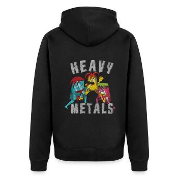 Band Elements Heavy Rock Hand Metal Music Lover - Veste à capuche bio Premium Unisexe - noir - Dos - Nico (187cm)