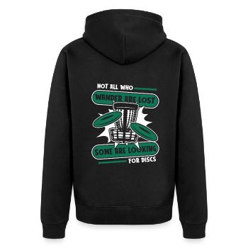 Certains sont à la recherche de disques Disc golfeur Frisbee - Veste à capuche bio Premium Unisexe - noir - Dos - Nico (187cm)