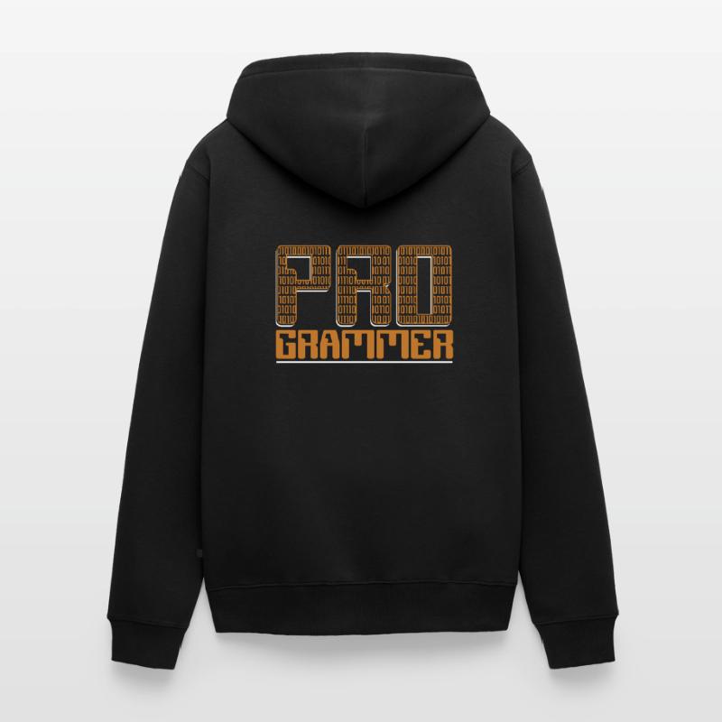 Programmer Developer Softwareentwickler Coder Unisex Premium Bio Zip Hoodie