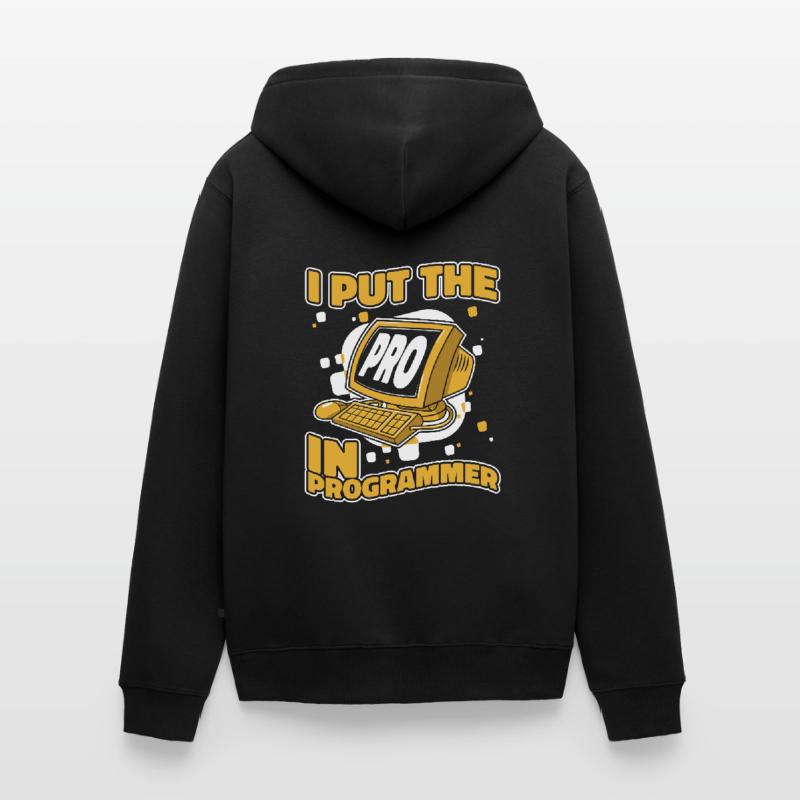 J’ai mis le pro dans Programmeur Developer Coder Veste à capuche bio Premium Unisexe