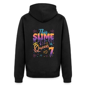 Age 7 ans Enfants Slime Lover This Slime Girl - Veste à capuche bio Premium Unisexe - noir - Dos - Nico (187cm)