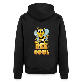 Ruche Apiculture Miel Nature Apiculteur Cool Bee - Veste à capuche bio Premium Unisexe - noir - Dos - Nico (187cm)