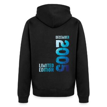 Edition Limitée Décembre 2005 Légendaire depuis - Veste à capuche bio Premium Unisexe - noir - Dos - Nico (187cm)