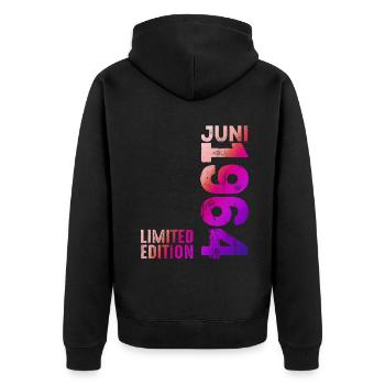 Edition limitée juin 1964 Légendaire depuis juin 1964 - Veste à capuche bio Premium Unisexe - noir - Dos - Nico (187cm)