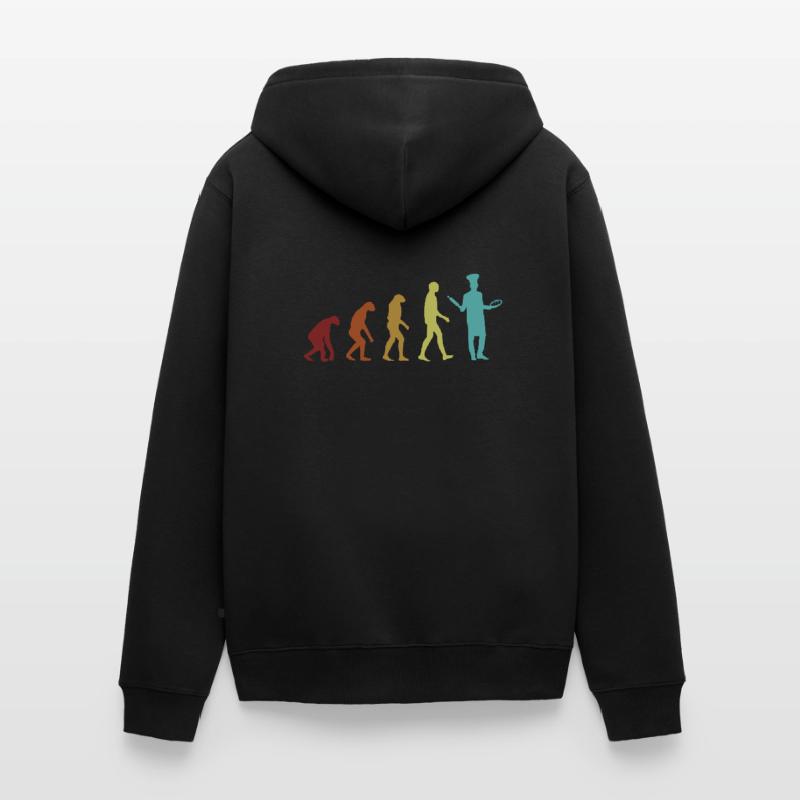 Bread Baking Evolution Bread Dough Bread Maker Unisex Premium Organic Zip Hoodie