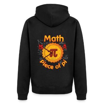 Les mathématiques sont un élément de Pi Day 3.14 Fun - Veste à capuche bio Premium Unisexe - noir - Dos - Nico (187cm)