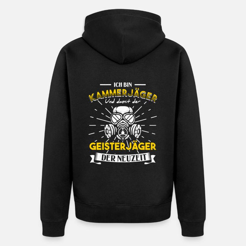 Kammerjäger Schädlingsbekämpfer - Unisex Premium Bio Zip Hoodie - Schwarz