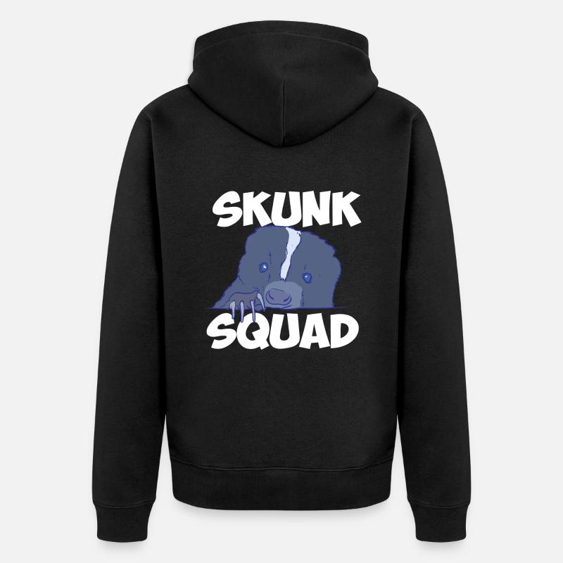 Escouade Skunk - Veste à capuche bio Premium Unisexe - noir