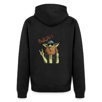 Gast rider - Veste à capuche bio Premium Unisexe - noir - Dos - Nico (187cm)