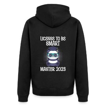 Licence pour Klugsceiß Master 2023 - Veste à capuche bio Premium Unisexe - noir - Dos - Nico (187cm)