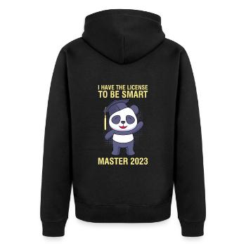 Licence pour Klugsceiß Master 2023 - Veste à capuche bio Premium Unisexe - noir - Dos - Nico (187cm)