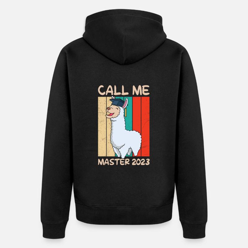 Master 2023 - Veste à capuche bio Premium Unisexe - noir