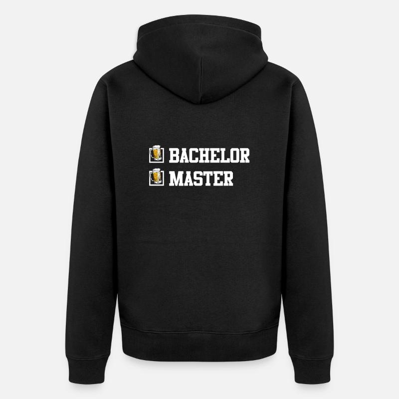 Baccalauréat complété Master - Veste à capuche bio Premium Unisexe - noir