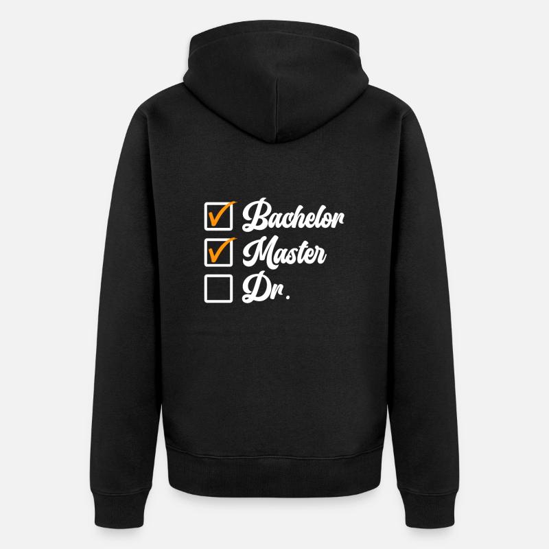 Licence Master Doctorat - Veste à capuche bio Premium Unisexe - noir