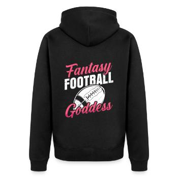 Fantasy Football Goddess Women Fantasy Football - Veste à capuche bio Premium Unisexe - noir - Dos - Nico (187cm)