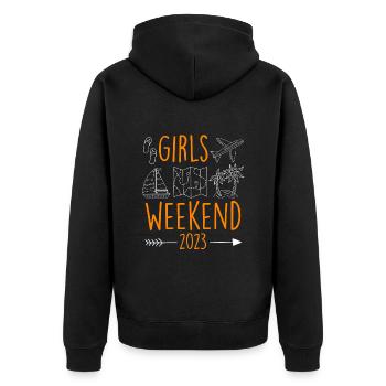 Mädelswochenende Girls Weekend 2023 Spring Break - Veste à capuche bio Premium Unisexe - noir - Dos - Nico (187cm)