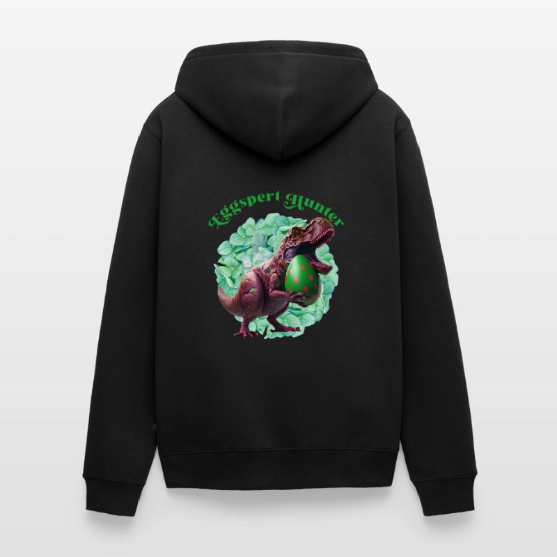 Eggspert Hunter Easter Eggs Search Easter Bunnies Unisex Premium Organic Zip Hoodie