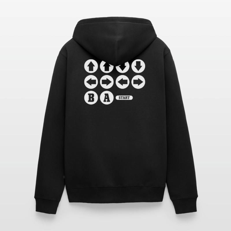 Cheat Code Video Game Unisex Premium Organic Zip Hoodie